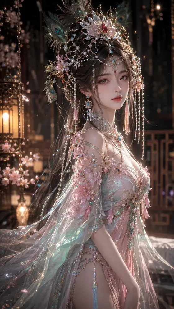 Fantasy Oriental 3D CG Portrait preview image 1