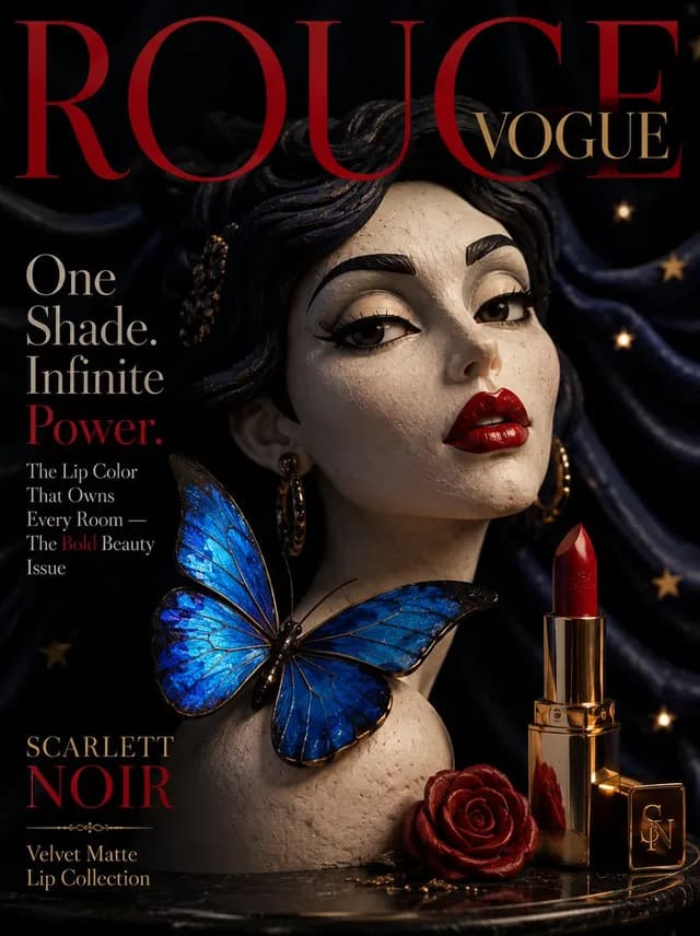 Claymation Luxury Magazine Cover preview image 1