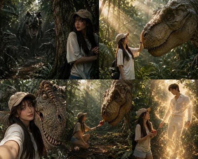 Dinosaur Jungle Adventure Collage preview image 1