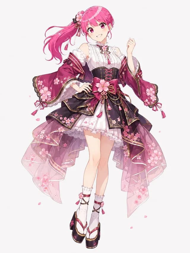 Wa-Modern Sakura Idol Dress preview image 1