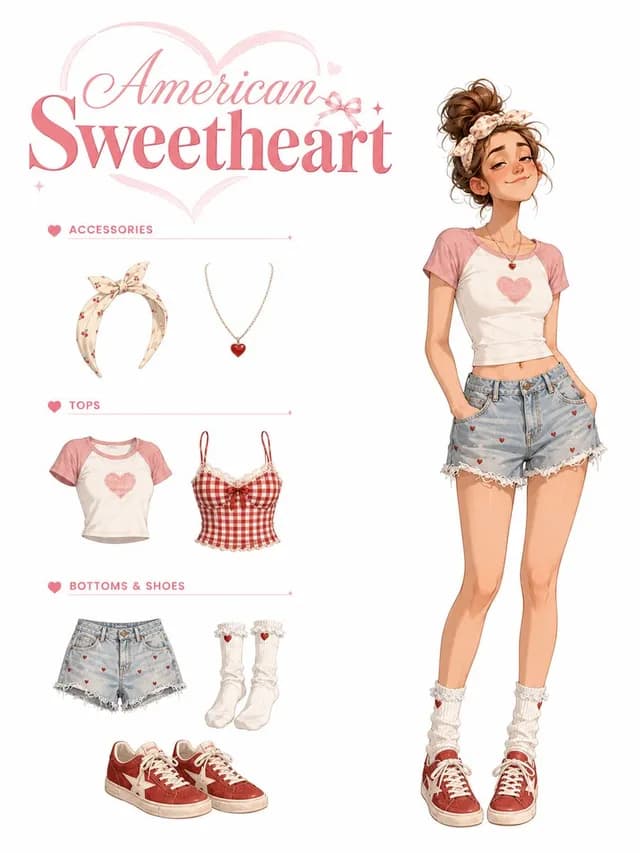 American Sweetheart Outfit Sheet preview image 1