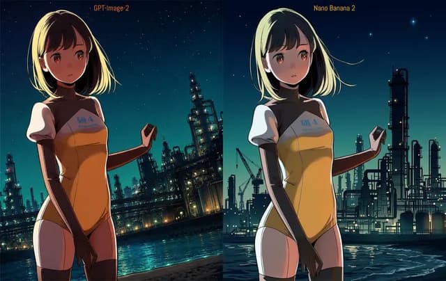 Industrial Night Background Replacement preview image 1