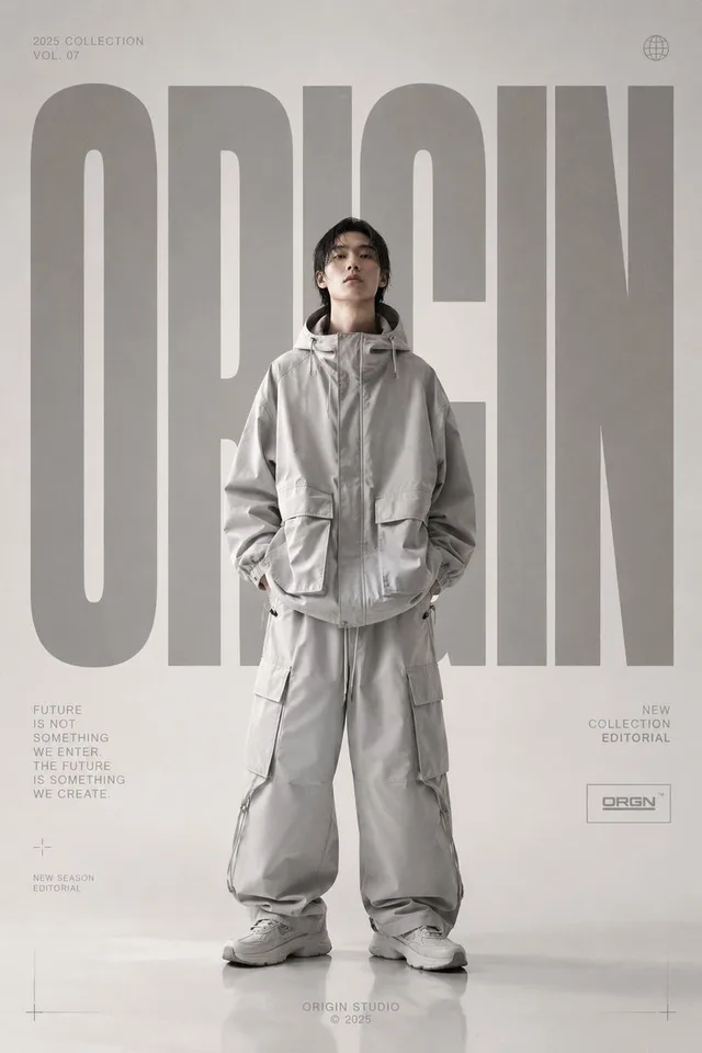 High-Fashion Editorial Poster preview image 1