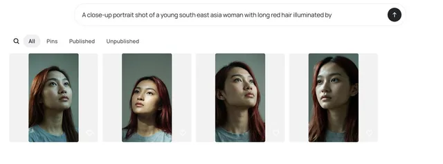 AI Gallery Portrait UI Screenshot preview image 1