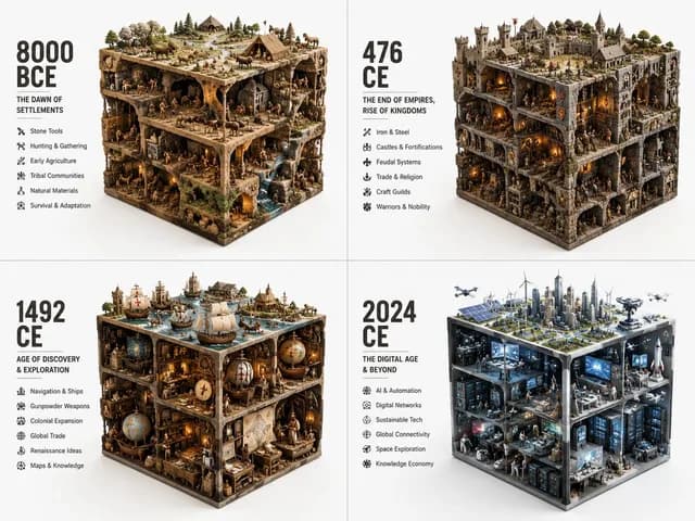 Historical Era Visualization Cube preview image 1