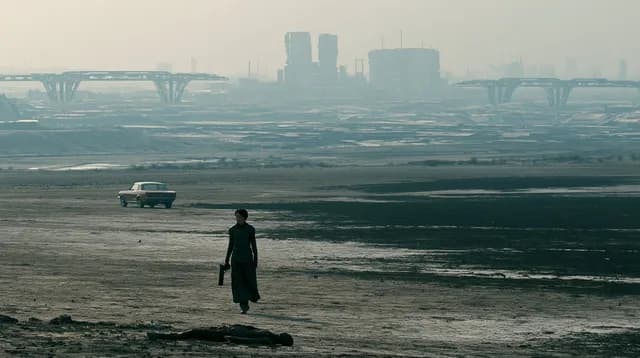 Dystopian Sci-Fi Wasteland Film Still preview image 1