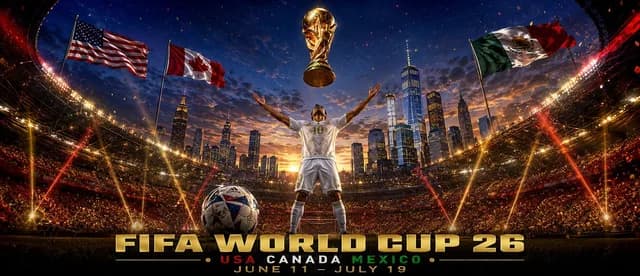 Cinematic World Cup 26 Stadium Poster preview image 1