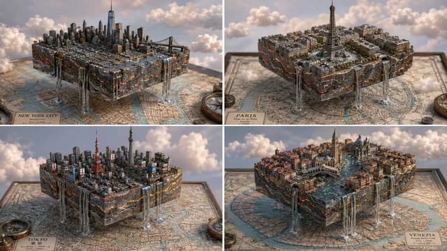 Isometric Magma Damascus Steel Cities preview image 1