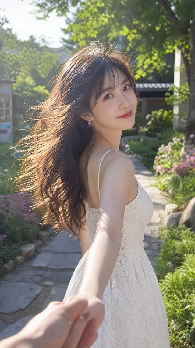 Cinematic Summer Portrait of an East Asian Woman preview image 1