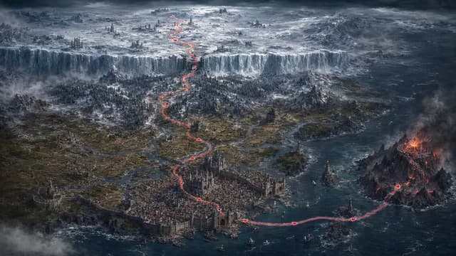 Dark Fantasy Route Map preview image 1