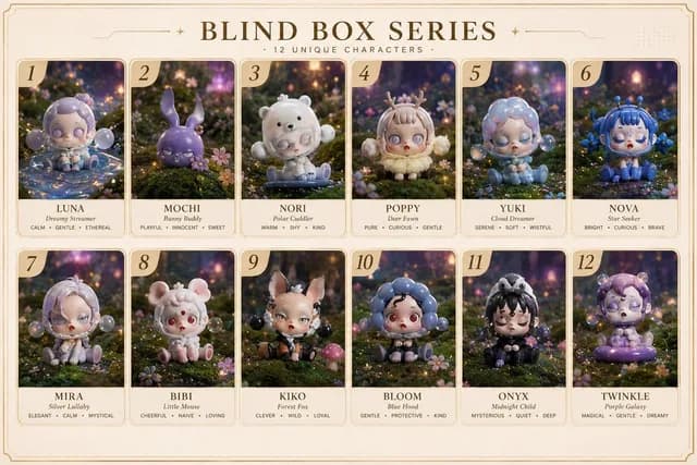 Fantasy Blind Box Character Series Poster preview image 1