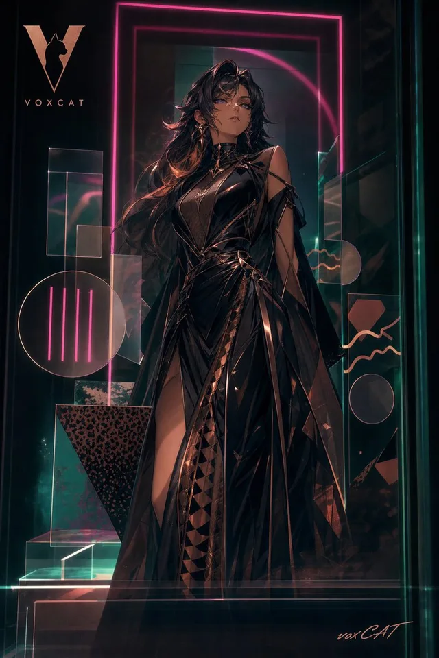 Acrylic VoxCat Fashion Window Poster preview image 1