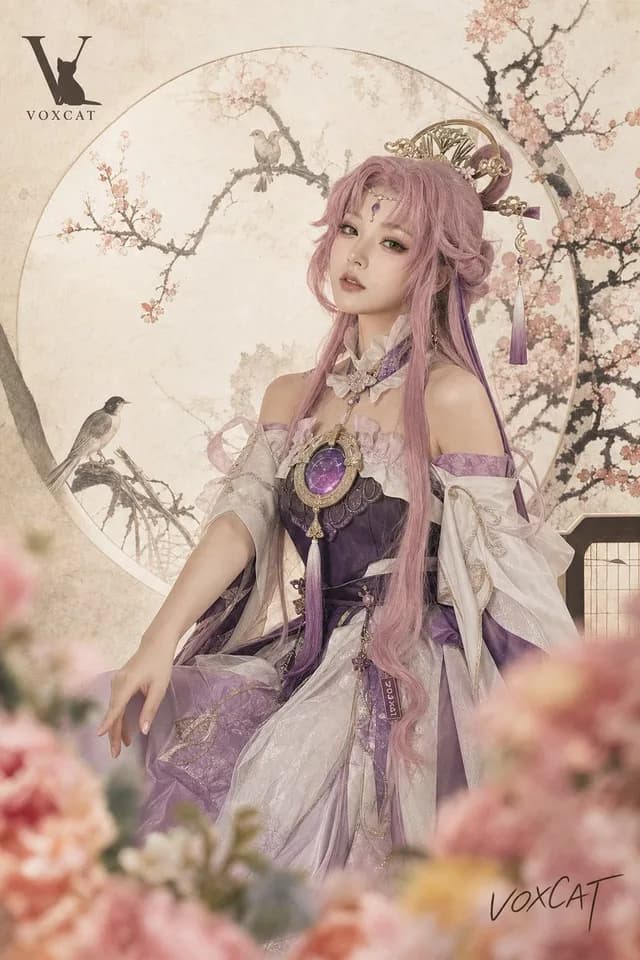 New Chinese Tea Label Cosplay Portrait preview image 1
