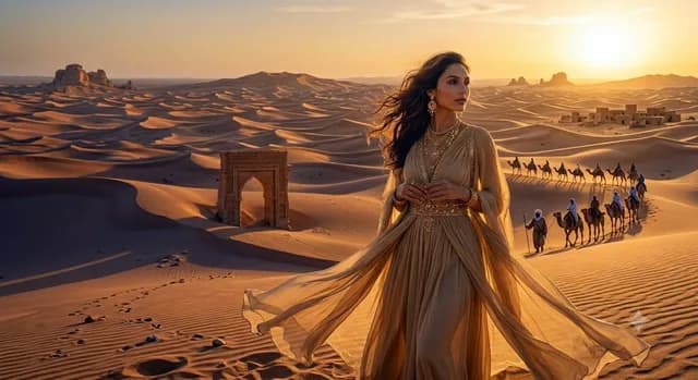 Desert Princess at Sunset preview image 1