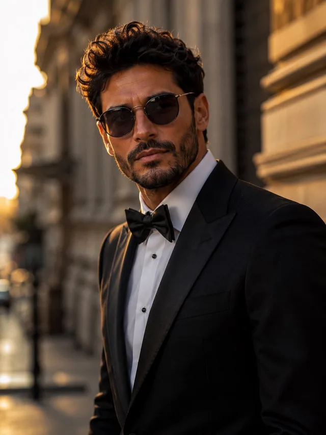 Tuxedo European Street Portrait preview image 1
