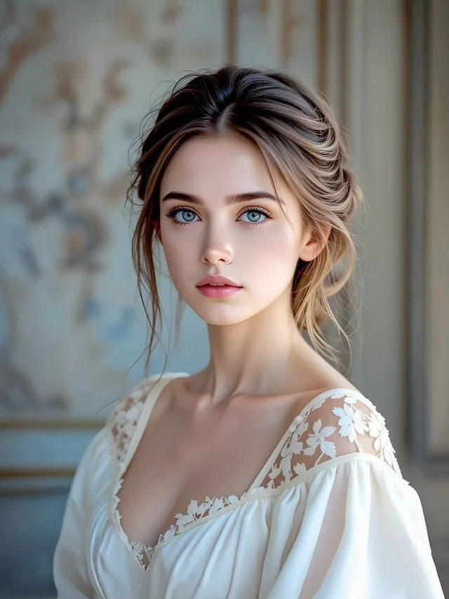Vogue Style Romantic Portrait preview image 1