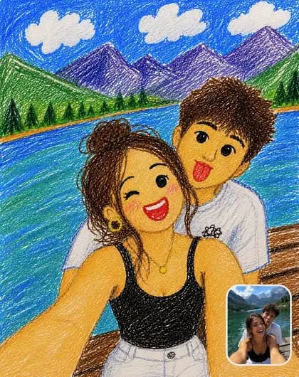 Toddler Crayon Art Transformation preview image 1
