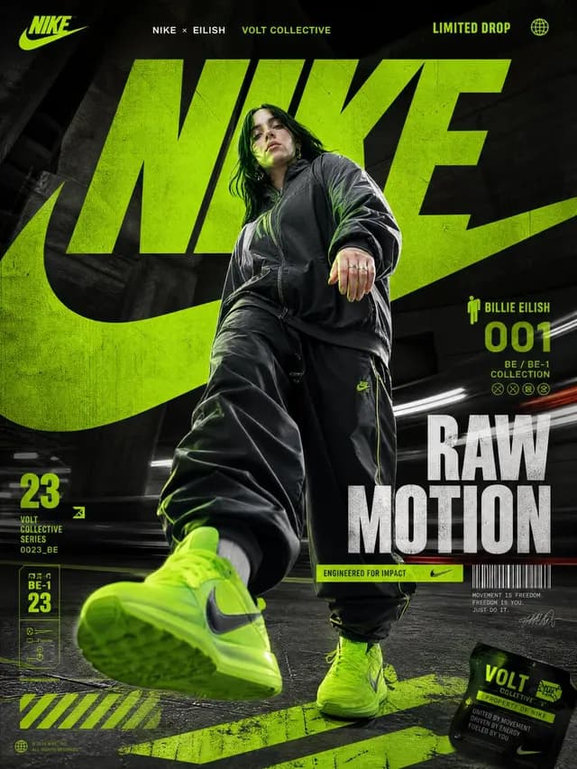 Nike Raw Motion Streetwear Poster preview image 1