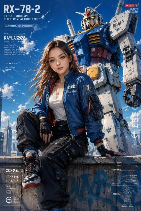 Anime Style Mecha Fashion Editorial preview image 1