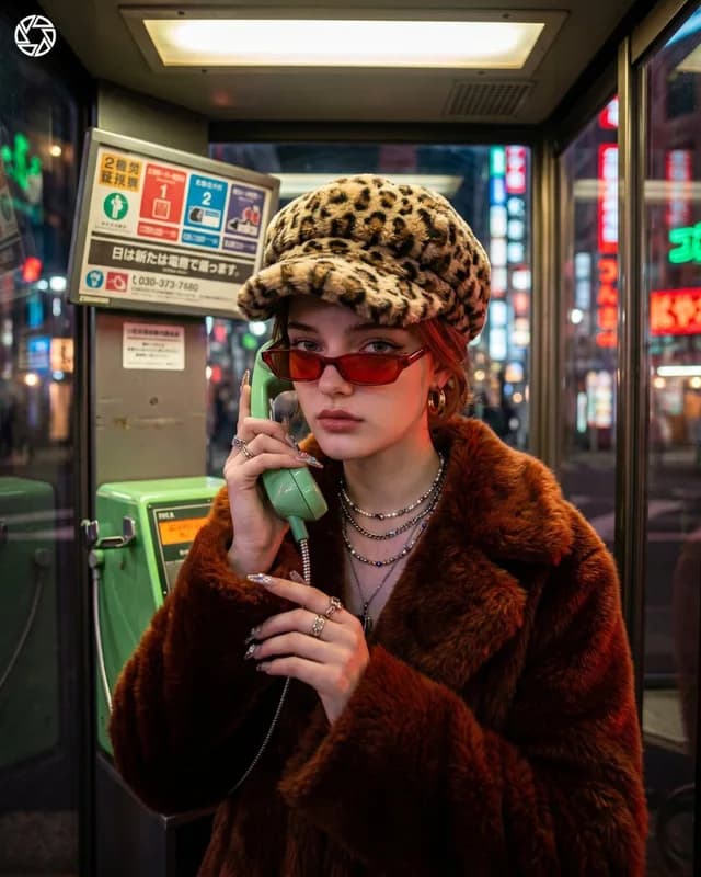 Ultra-Realistic Cyber-Fashion Portrait preview image 1
