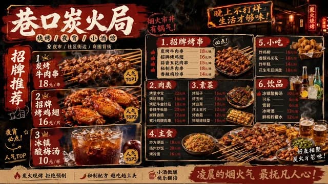 Professional Restaurant Menu Design preview image 1