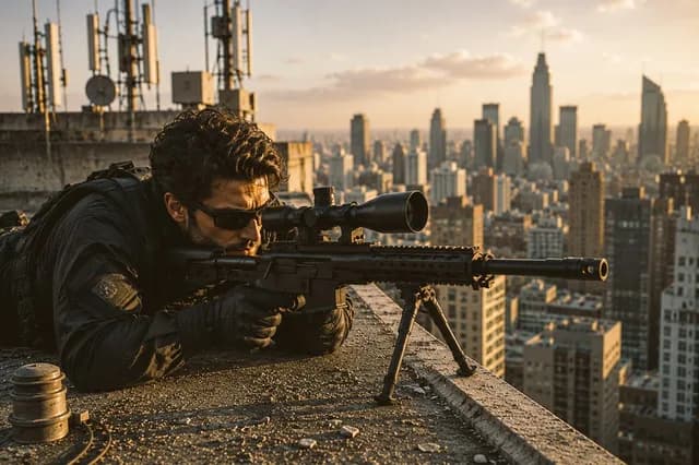 Tactical Sniper Urban Photography preview image 1