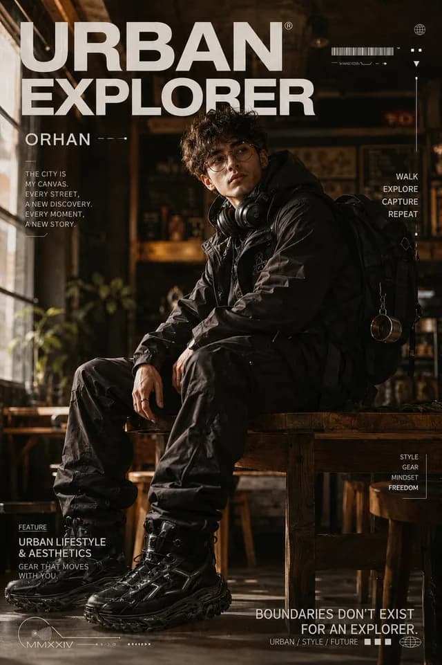 Urban Explorer Techwear Editorial preview image 1