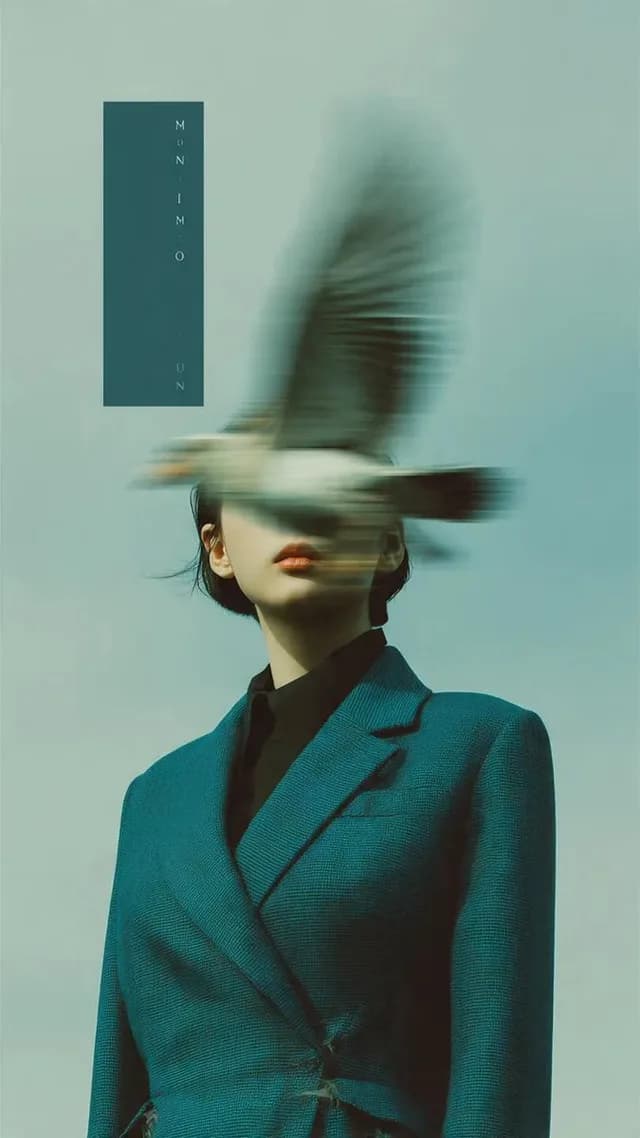 Avant-Garde Fashion Editorial Portrait preview image 1