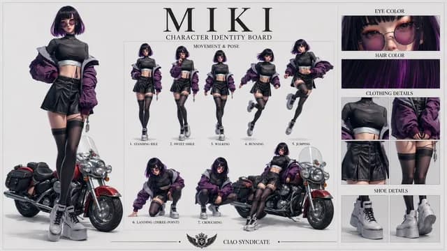 Consistent Character Identity Board preview image 1