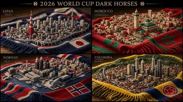 Knitted Skyline Scarf Macro preview image 1