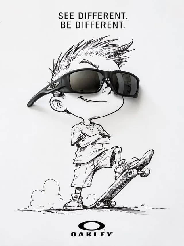 Oakley Skater Sunglasses Ad preview image 1