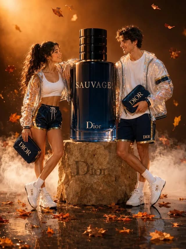 Luxury Fashion Campaign Couple preview image 1