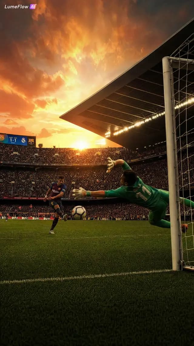 Cinematic Stadium Football Match preview image 1