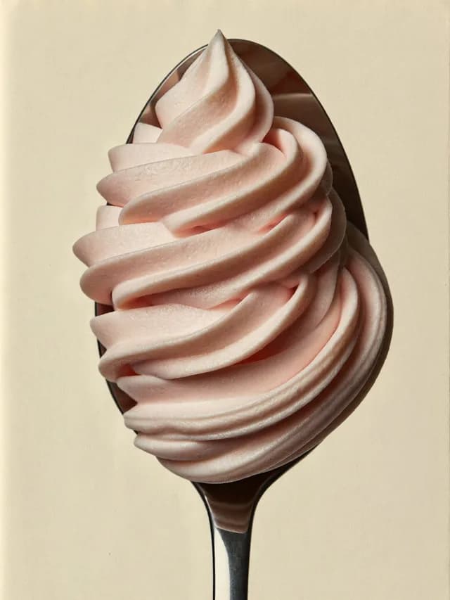 Pink Soft Serve on Spoon preview image 1