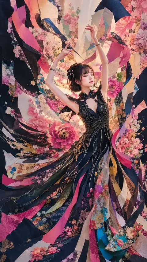 Floral Ribbon Couture Dancer preview image 1