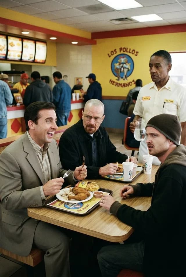 Candid Los Pollos Hermanos Booth Scene preview image 1