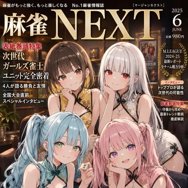 Anime Mahjong Magazine Cover preview image 1