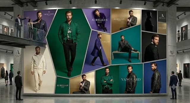 Luxury Menswear Gallery Collage preview image 1