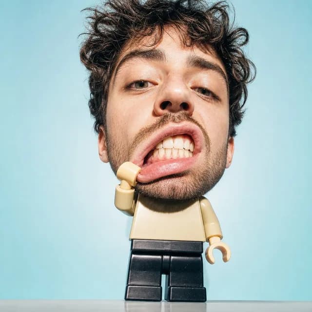 Surreal Lego Minifigure Portrait preview image 1