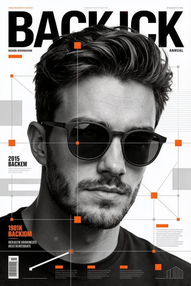 Monochrome Editorial Sports Poster preview image 1