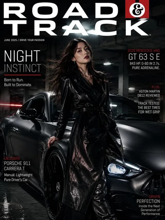 Automotive Lifestyle Magazine Cover preview image 1