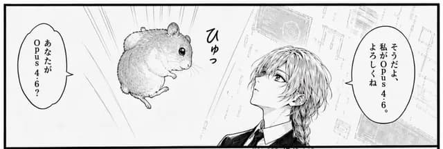 Falling Hamster Manga Panel preview image 1