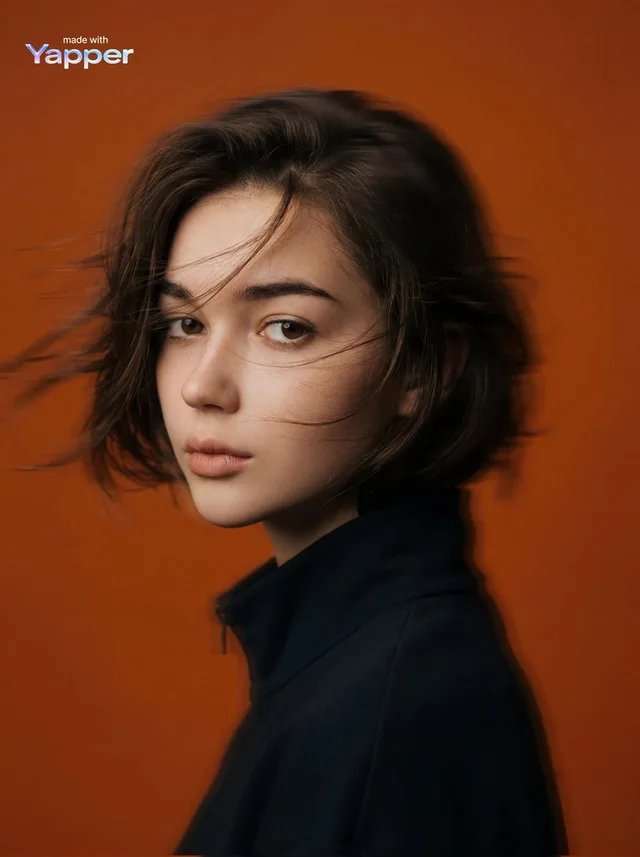 Cinematic Editorial Portrait with Motion Blur preview image 1