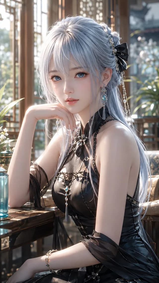 3D CG Oriental Fantasy Character Portrait preview image 1