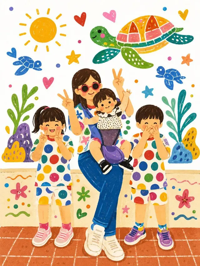 Family Portrait Storybook Illustration preview image 1