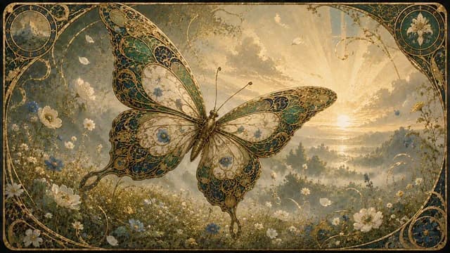Art Nouveau Jeweled Butterfly preview image 1