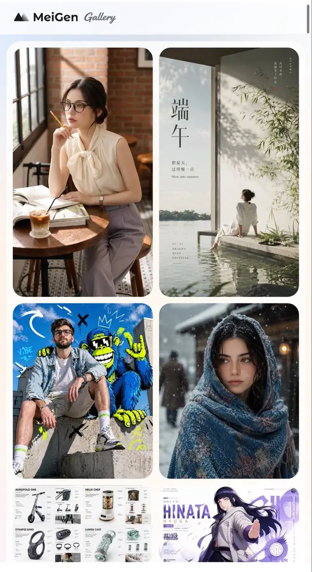 MeiGen AI Gallery Mobile Screenshot preview image 1