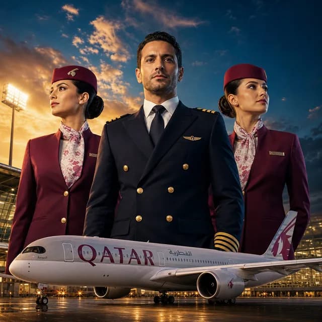 Airline Crew Promotional Poster preview image 1