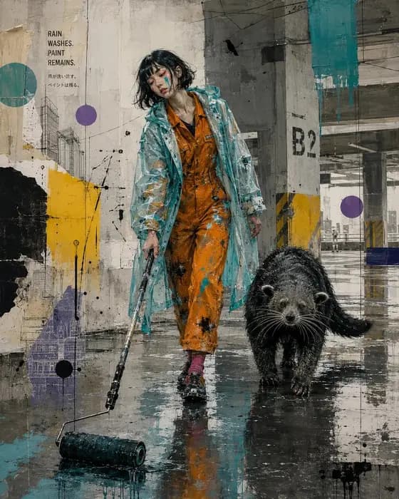 Neo-Urban Surrealist Portrait - 1 preview image 1