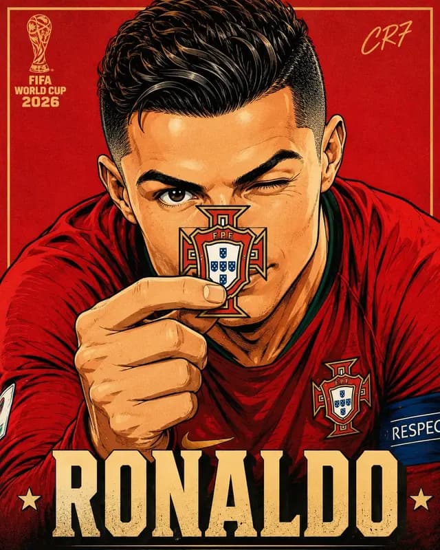 FIFA World Cup Anime Poster - 1 preview image 1
